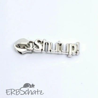 Zipper ’ShutUp’ - Silber