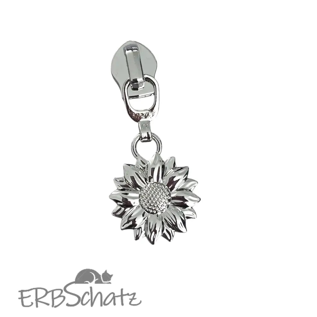 Zipper Sonnenblume Gold - Reißverschluss Schieber Gr.5