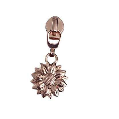 Zipper Sonnenblume Gold - Reißverschluss Schieber Gr.5