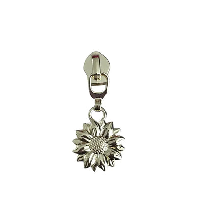 Zipper Sonnenblume Gold - Reißverschluss Schieber Gr.5