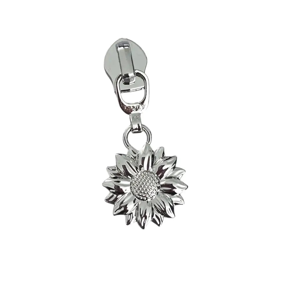 Zipper Sonnenblume Gold - Reißverschluss Schieber Gr.5