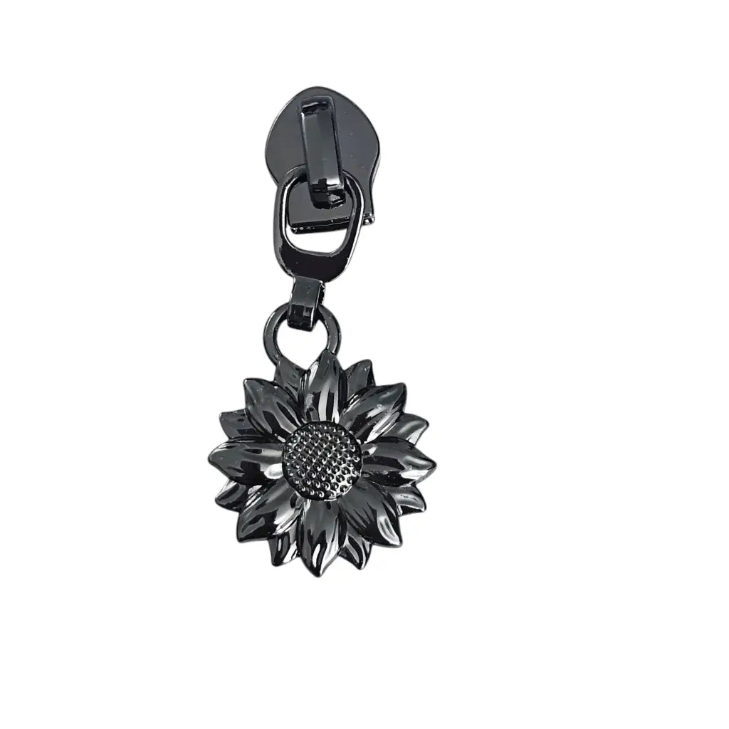 Zipper Sonnenblume Gold - Reißverschluss Schieber Gr.5