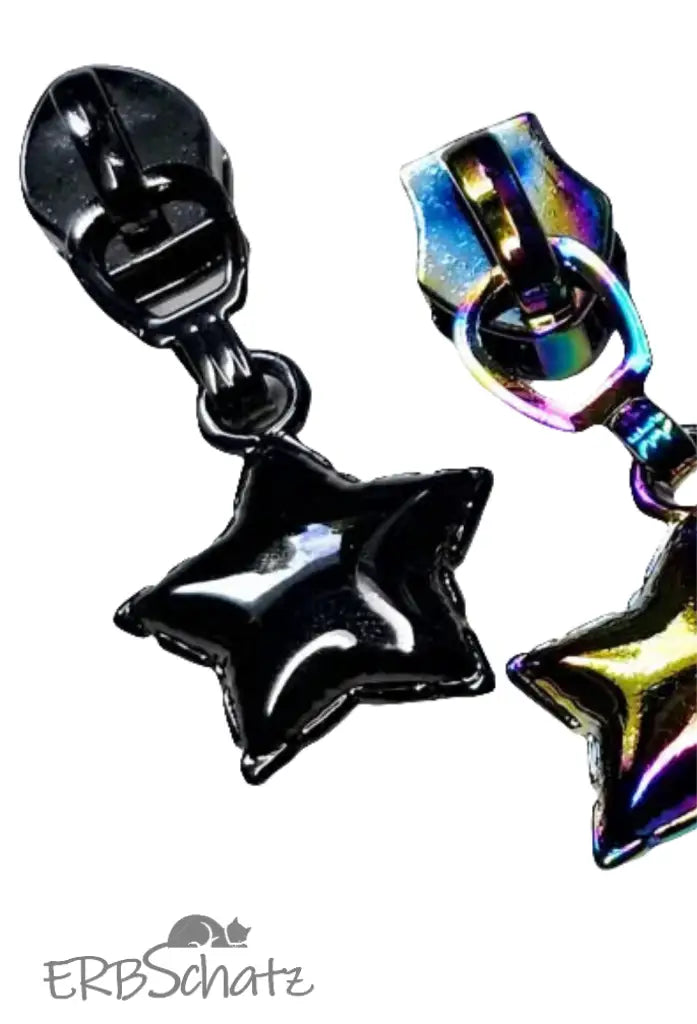 Zipper Star Balloon Rainbow - Reißverschluss Schieber Gr.5