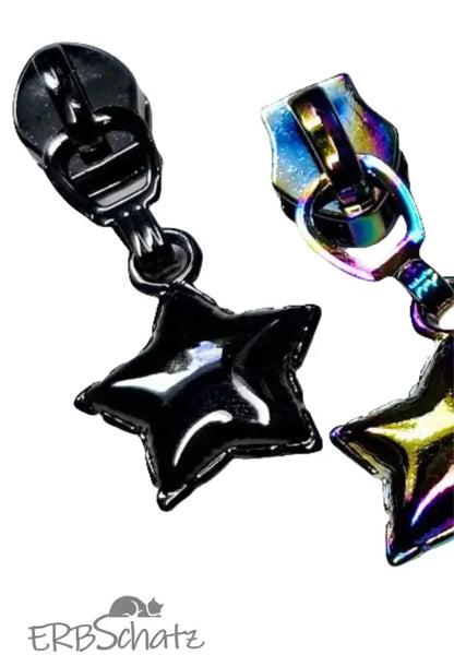 Zipper Star Balloon Rainbow - Reißverschluss Schieber Gr.5