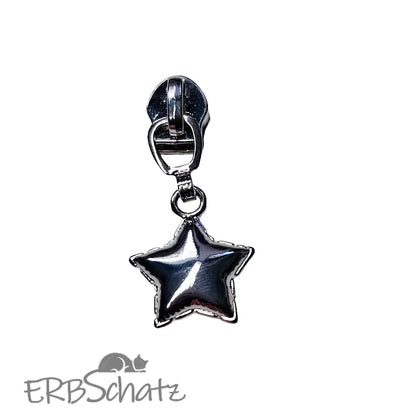Zipper Star Balloon Rainbow - Reißverschluss Schieber Gr.5
