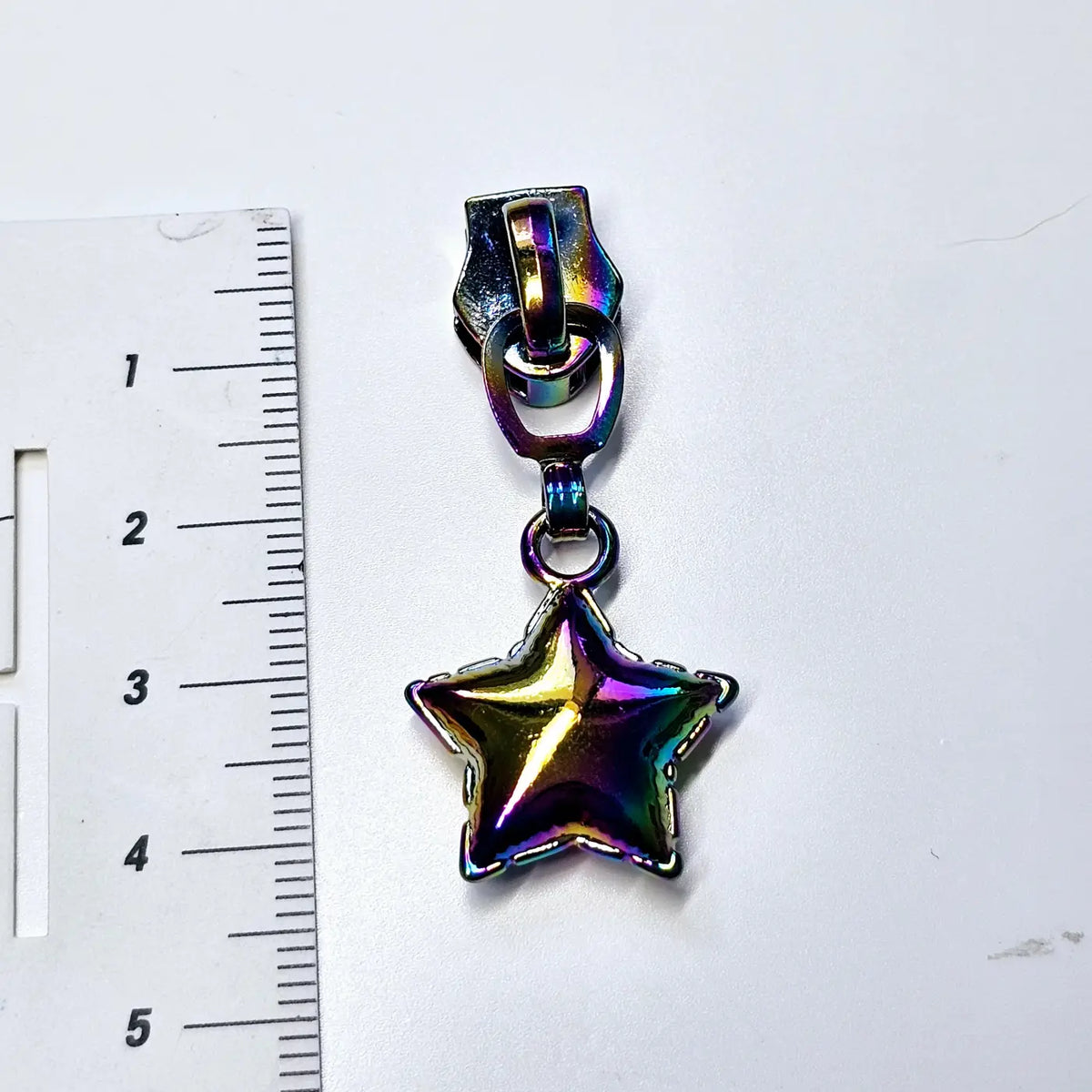 Zipper Star Balloon Rainbow - Reißverschluss Schieber Gr.5