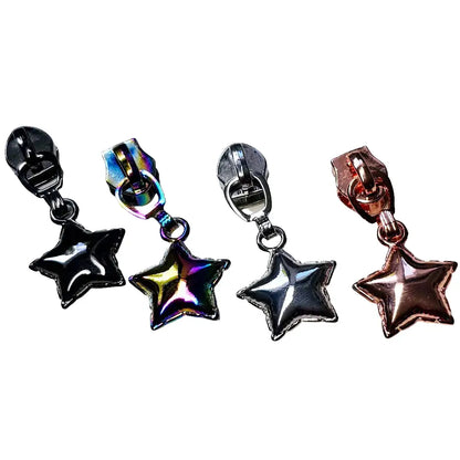 Zipper Star Balloon Rainbow - Reißverschluss Schieber Gr.5
