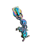 Zipper Time Bunny Rainbow - Reißverschluss Schieber Gr.5