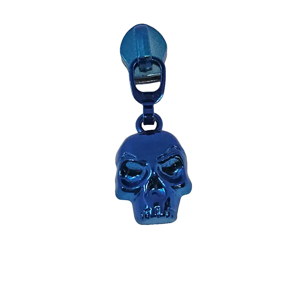 Zipper Totenkopf Regenbogen - Reißverschluss Schieber Gr.5