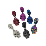 Zipper Totenkopf Regenbogen - Reißverschluss Schieber Gr.5