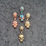 Zipper Totenkopf Regenbogen - Reißverschluss Schieber Gr.5