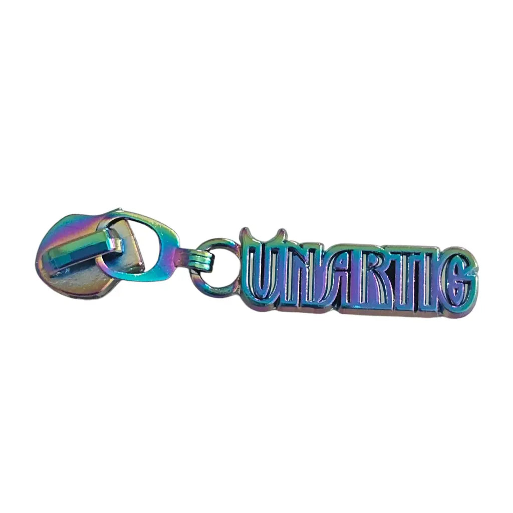 Zipper ’Unartig’ Rainbow - Reißverschluss Schieber Gr.5