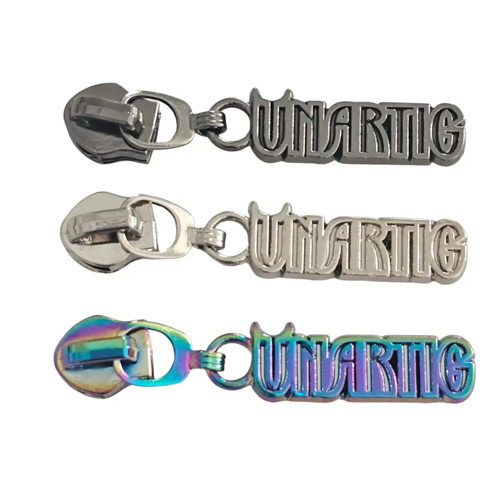 Zipper ’Unartig’ Rainbow - Reißverschluss Schieber Gr.5