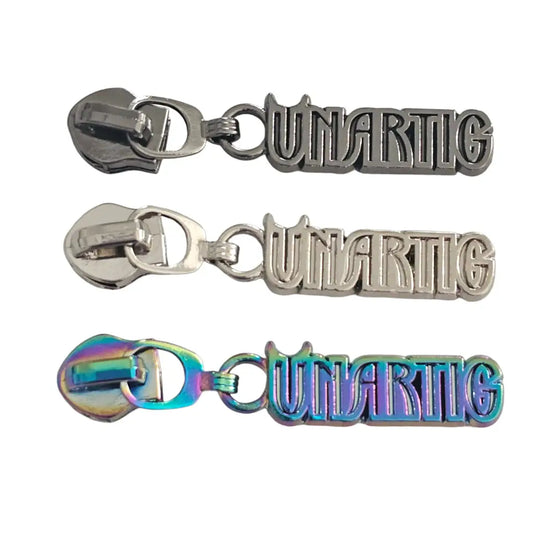 Zipper ’Unartig’ Rainbow - Reißverschluss Schieber Gr.5