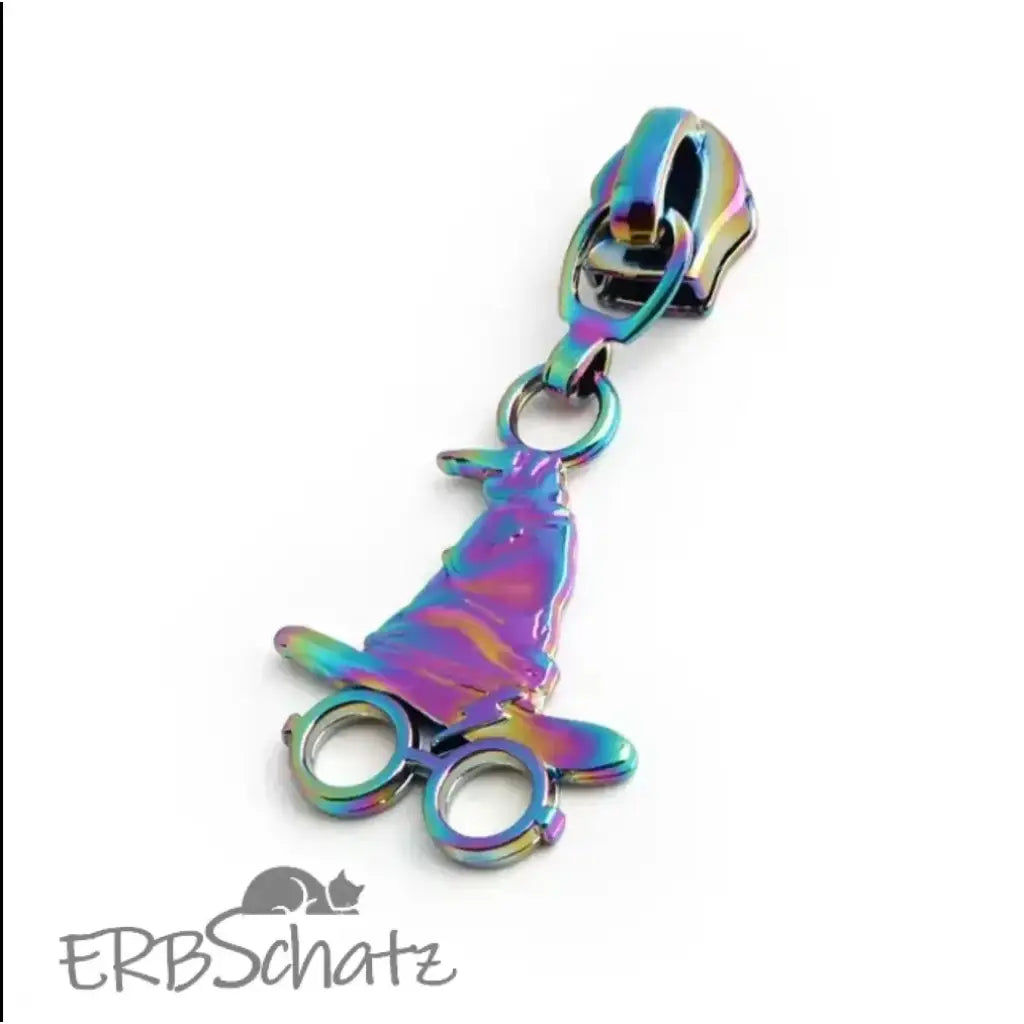 Zipper Zauberhut Rainbow - Reißverschluss Schieber Gr.5