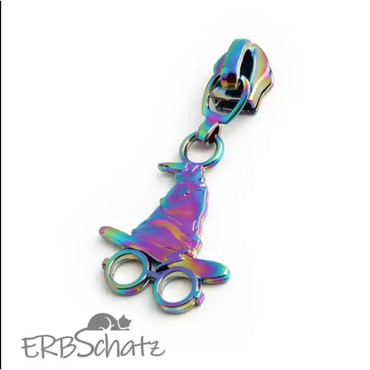 Zipper Zauberhut Rainbow - Reißverschluss Schieber Gr.5
